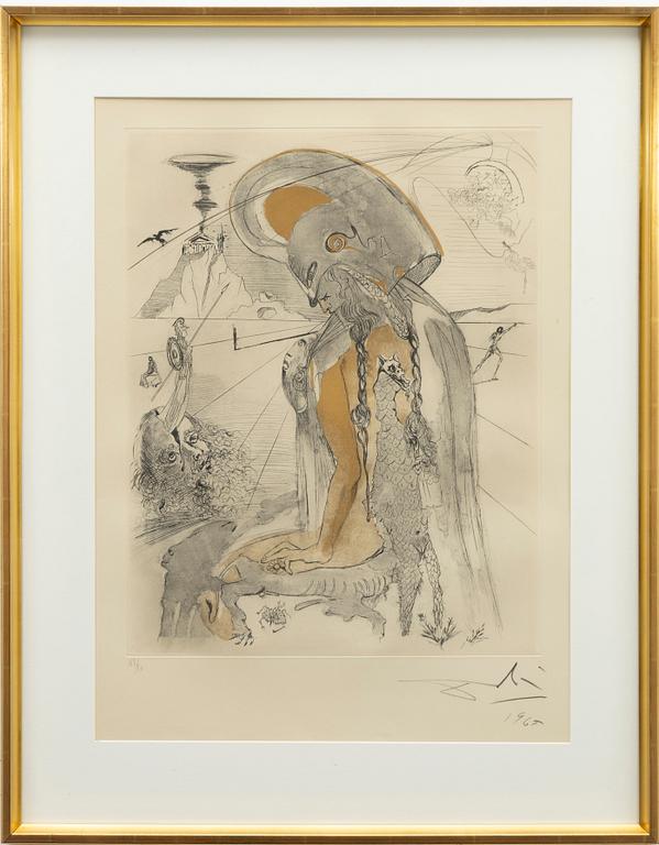 Salvador Dalí, "Athene", ur "Mythologie".