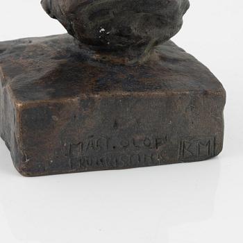 Bror Marklund, sculpture, signed,bronze, height 23 cm.