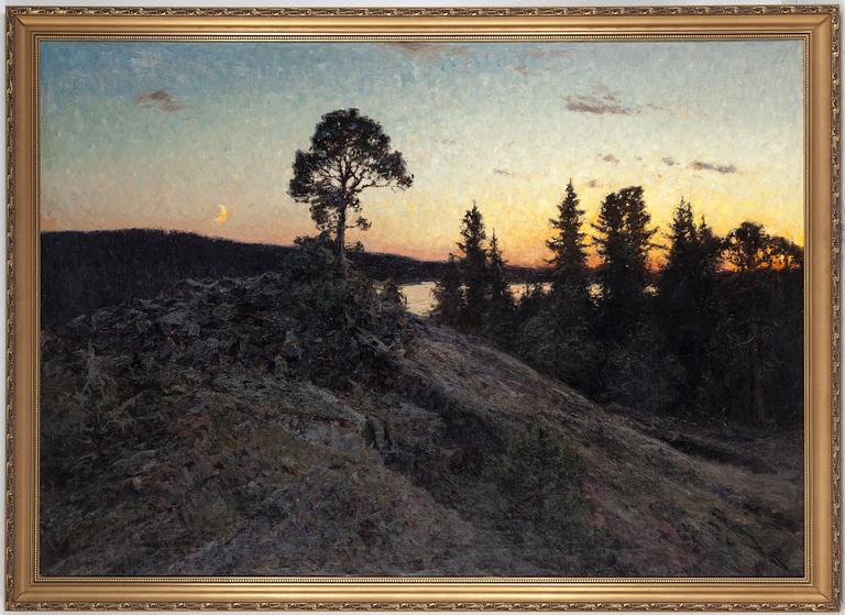 GOTTFRID KALLSTENIUS, Olja på duk, signerad och daterad 1905.