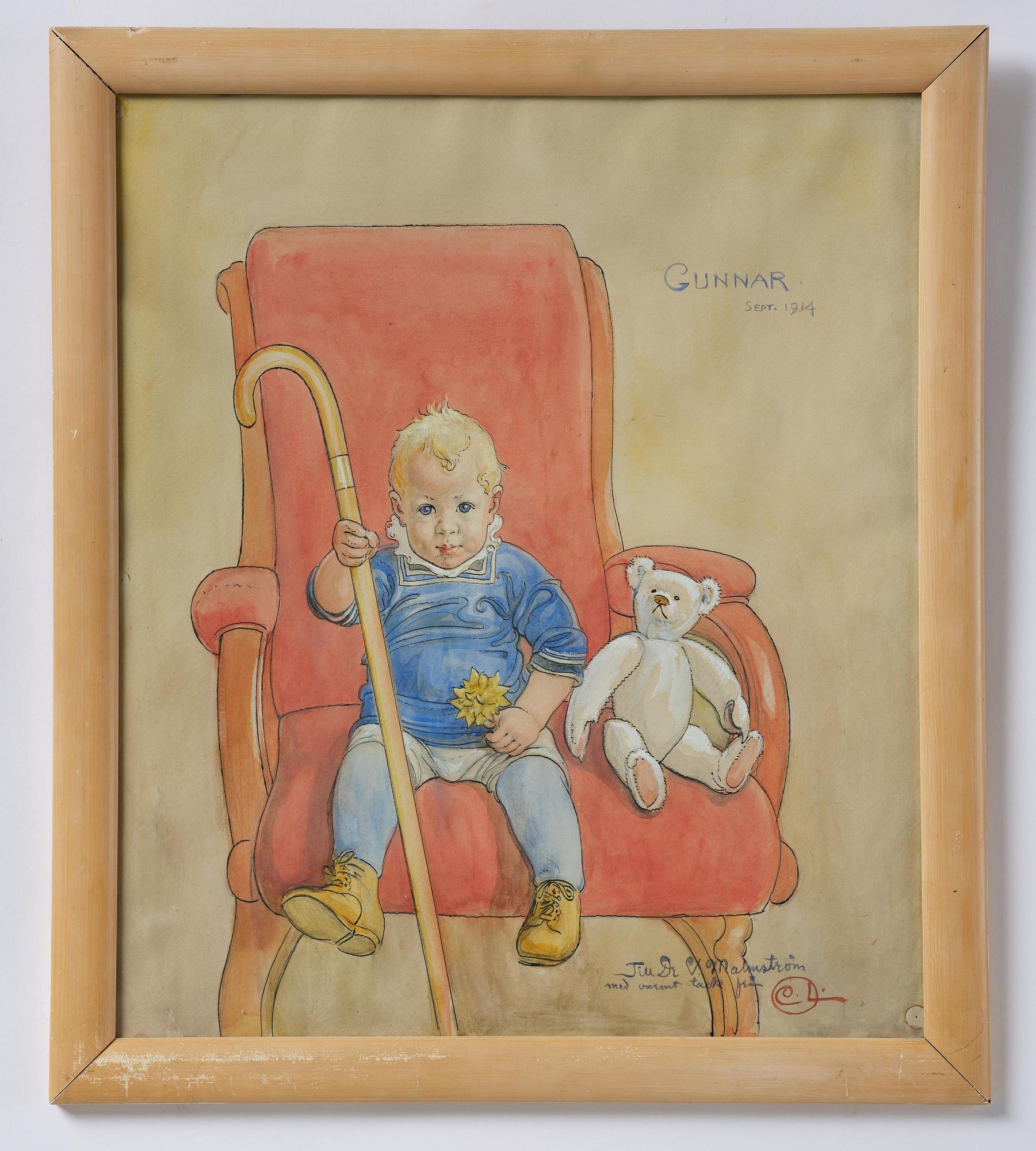 Carl Larsson, "Gunnar".