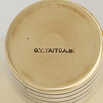 Paavo Tynell, a set of five 1930/1940s beakers made by Taito.