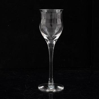 Glasservisdelar, Nils Landberg 12 st  "Illusion" samt Olle Alberius, 24 st "Lisa", Orrefors.