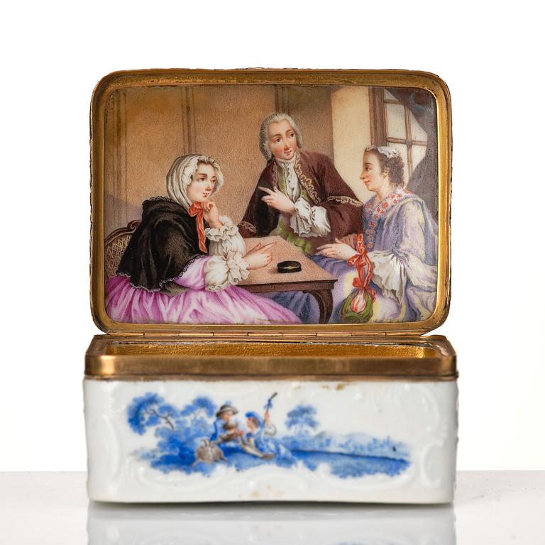 Dosor, tre stycken. Europa, 1700-tal.