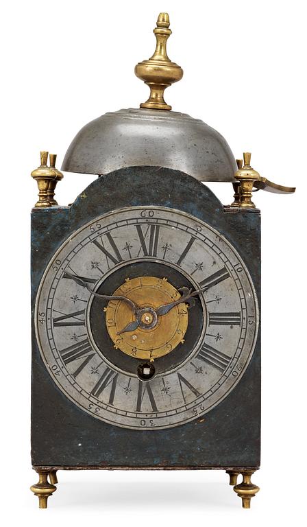 A French 18th century lantern clock.