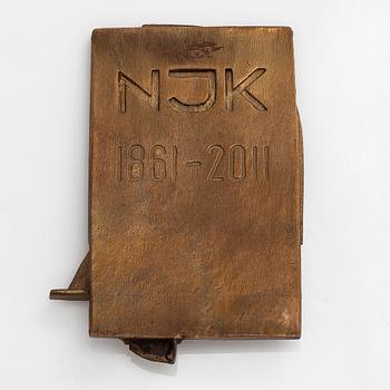 Björn Weckström, NJK 150th anniversary medal in bronze, 2011.