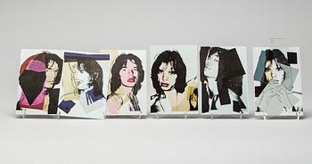 ANDY WARHOL, "Mick Jagger" Castelli Graphics, 1975.
