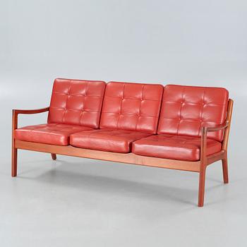 A sofa by Ole Wanscher, model "Senator", for France & Son, third quarter of the 20th century.