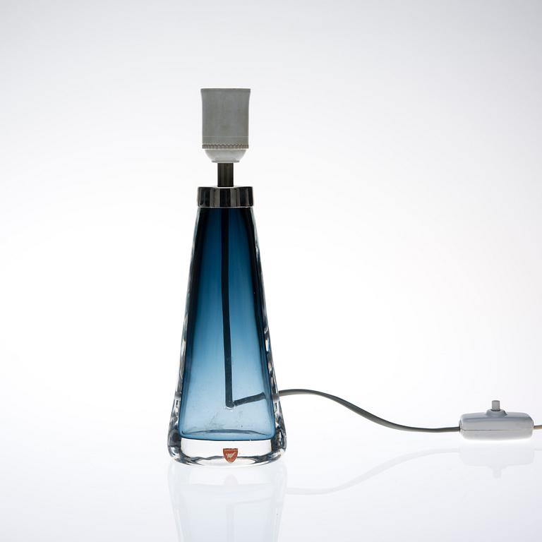 LAMPFOT, glas, Carl Fagerlund, Orrefors.