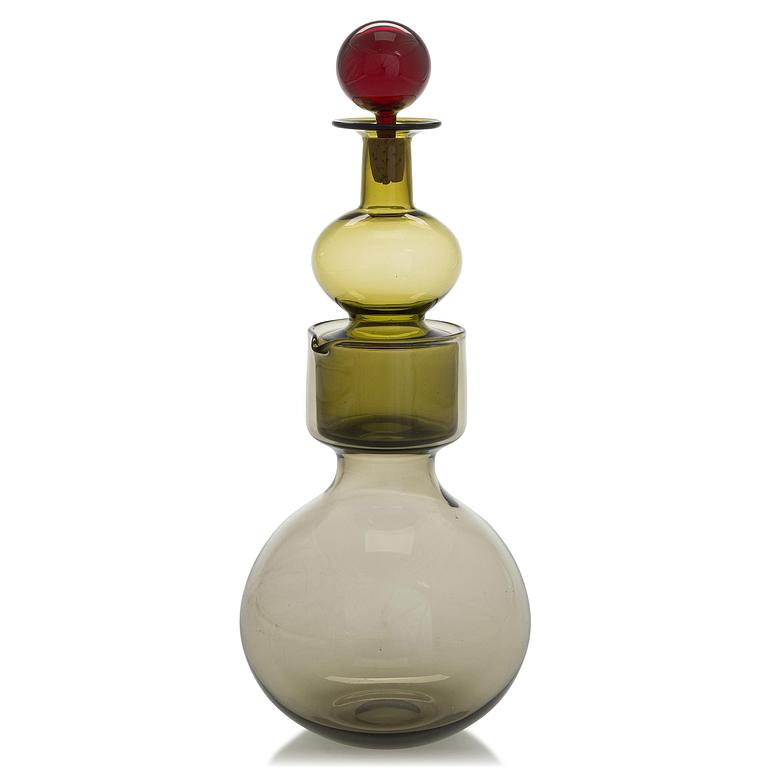 Kaj Franck, a decanter, KF 501  'The Bells of Kremlin', signed K. Franck, Nuutajärvi, Notsjö -59.