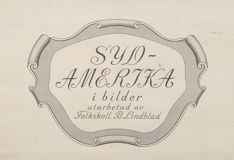 SKOLPLANSCH, Norstedt & Söner, Stockholm. 1900-talets mitt.