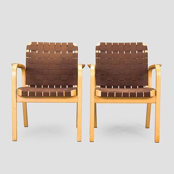 Alvar Aalto, Nojatuoleja, 4 kpl, 45 Artek, 1900-luvun loppu.