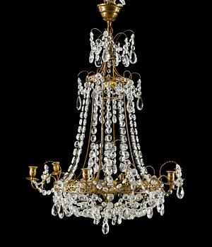 LJUSKRONA, Hagamodell, 1900-talets mitt. Höjd ca 85 cm.