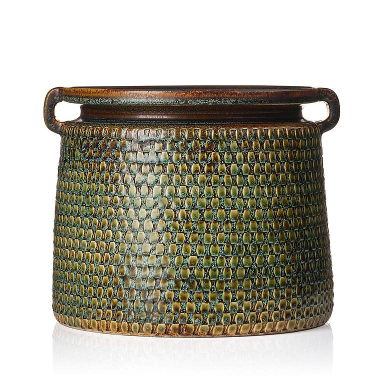 Stig Lindberg, a stoneware urn, Gustavsberg Studio 1967.
