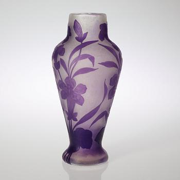 An Orrefors Art Nouveau cameo glass vase.