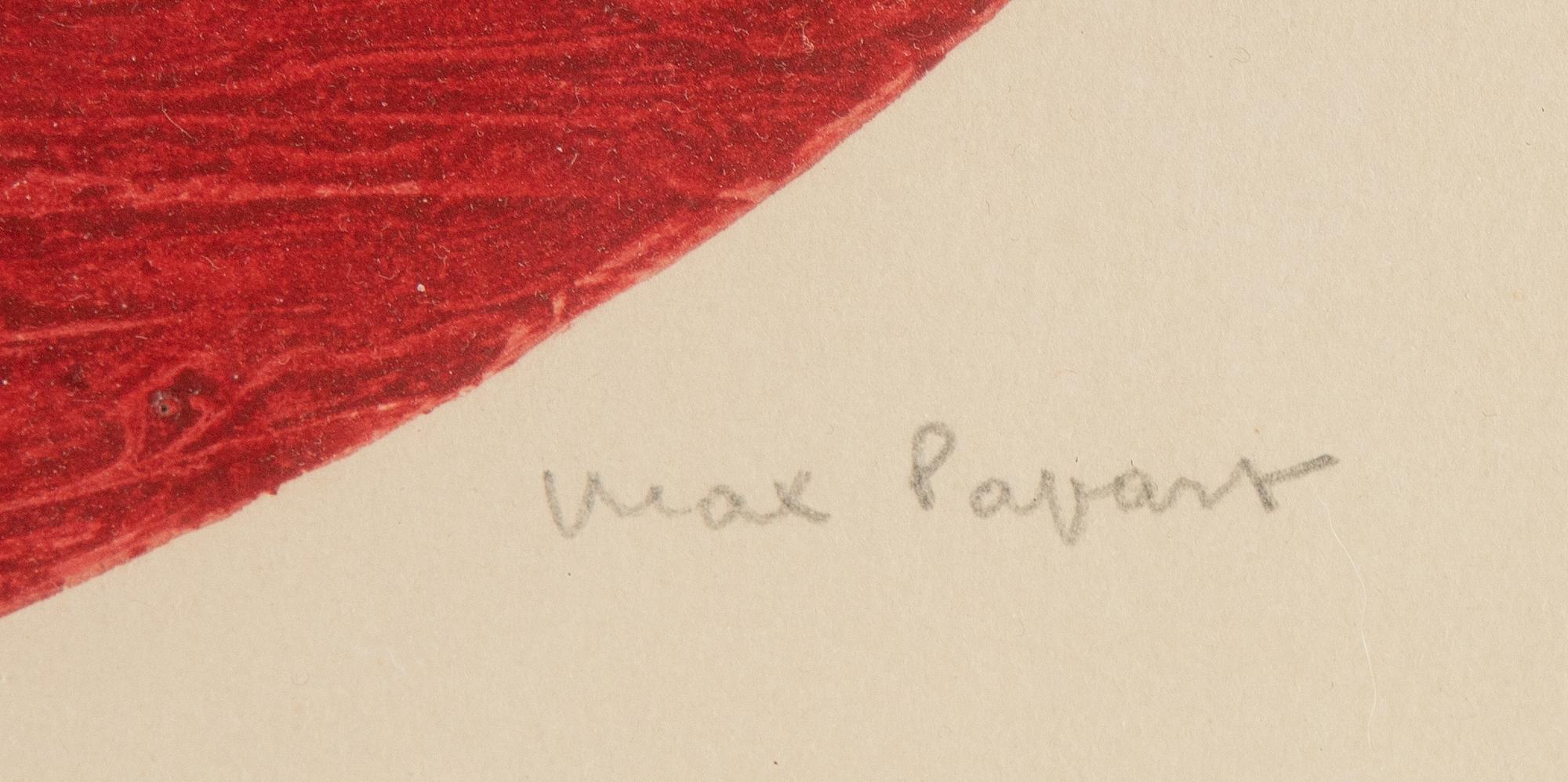 Max Papart, carborundumetsning, signerad 36/75.