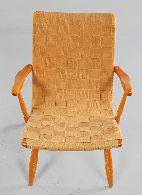 KARMSTOL, "Anders", Yngve Ekström, modellen formgiven 1945.