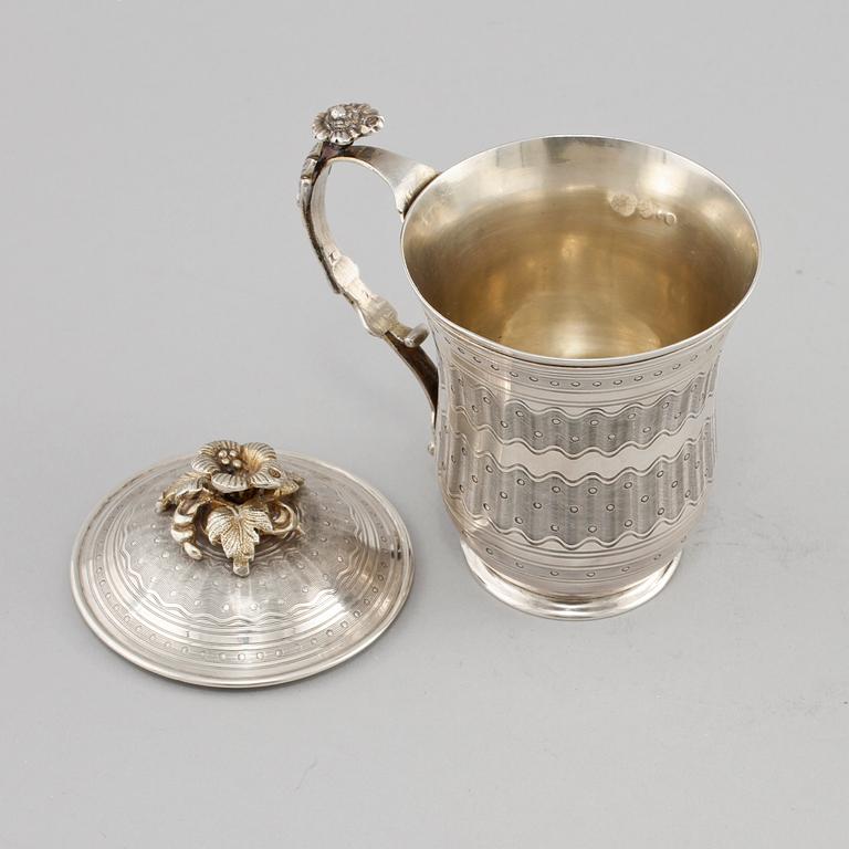 STOP, silver, Osmanska riket, importstämplar, omkring 1900, vikt 230 g.