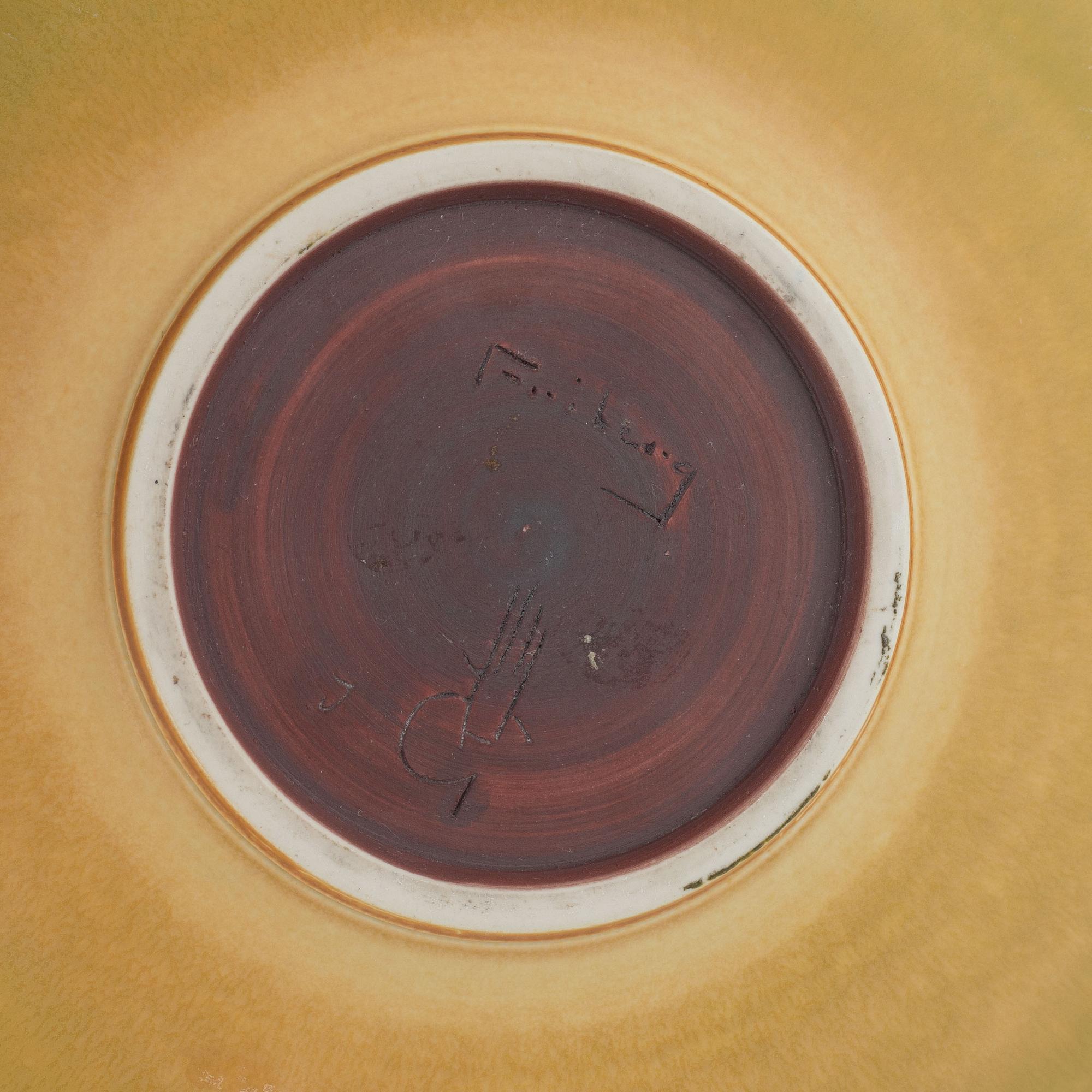 Berndt Friberg, Berndt Friberg, a stoneware bowl, Gustavsbergs studio, Sweden.