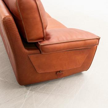 Sofa, leather, 21st century.