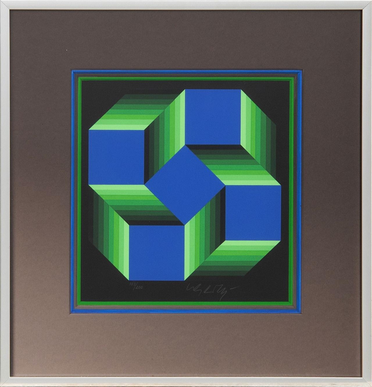 Victor Vasarely, "Malom petit".