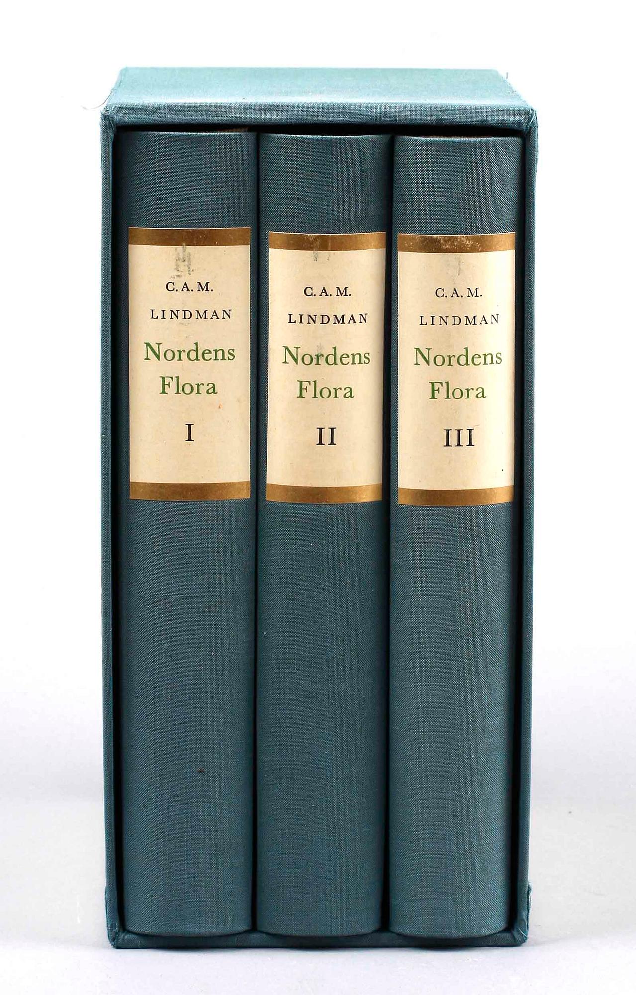 BOK, 3 vol, C A M Lindman, Nordens flora, Wahlström & Widstrand Stockholm 1964.