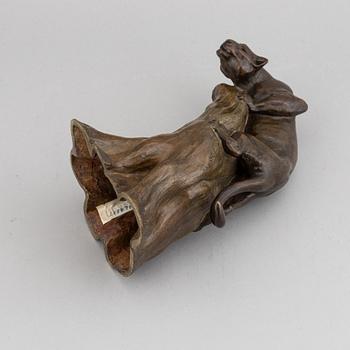 Louis-Albert Carvin, sculpture, bronze, signed.