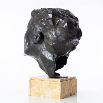 Gudmar Olovson, skulptur. Signerad. Numrerad. Gjutarstämpel. Brons, total höjd 72 cm, längd 55 cm.
