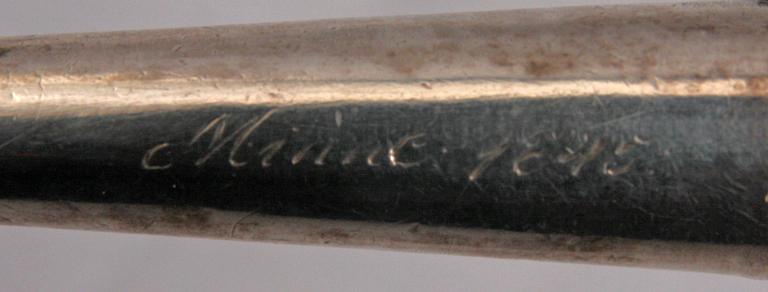 SOPPSLEV, silver, otydl stämplar.