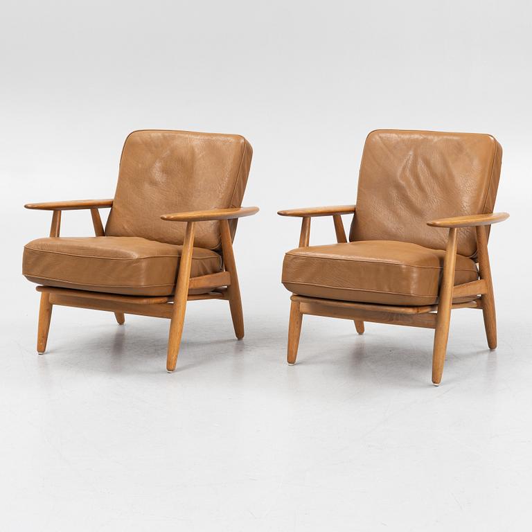 Hans J. Wegner, fåtöjler, ett par, "GE 240/Cigarren", Getama, Gedsted, Danmark, 1950/60-tal.