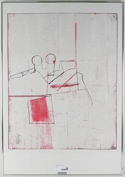 ANDERS ÖSTERLIN, färgserigrafi, sign o numr 89/100.