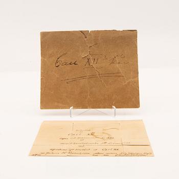 King Charles XII's lock of hair.