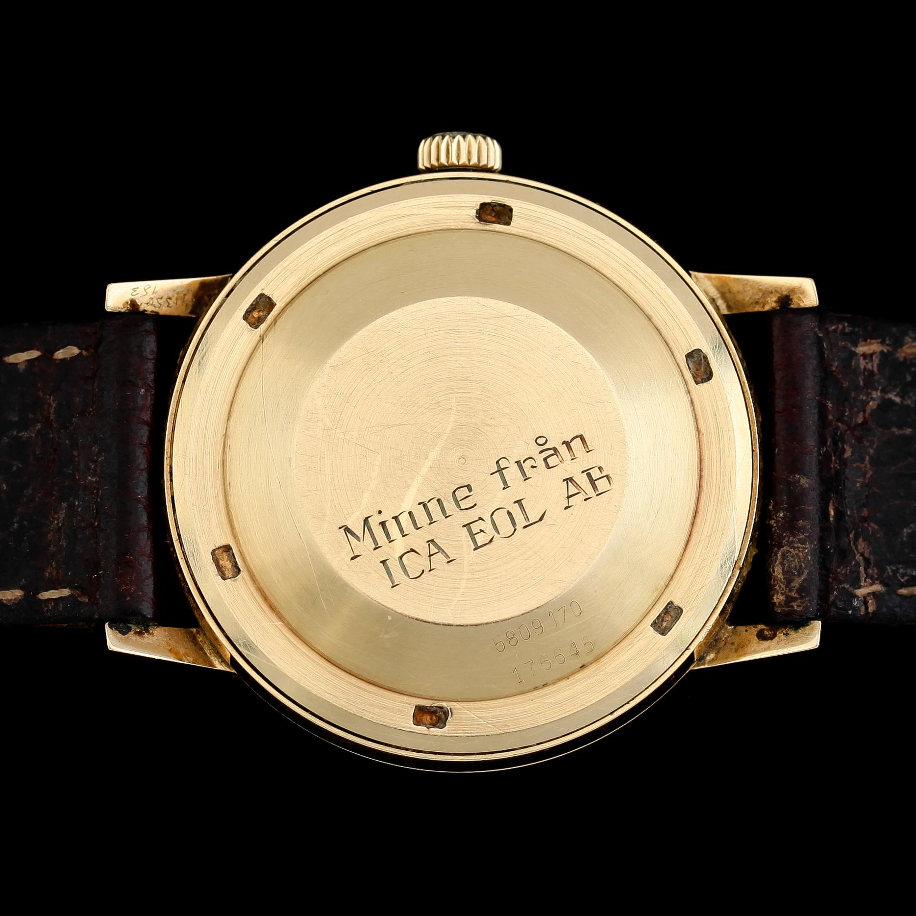 ARMBANDSUR, 18K guld, Certina, Automatic, Blue Ribbon.