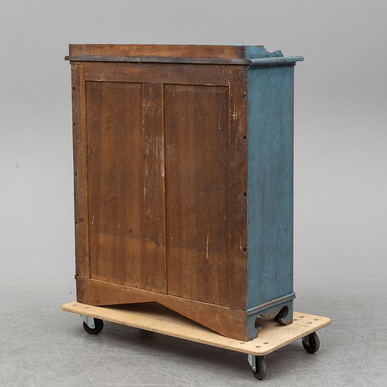 A mid 19th century painted cupboard.