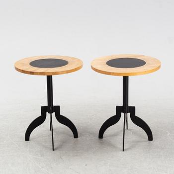 Jonas Bohlin, a pair of 'Tryptyk' Tables from Källemo, 1989.