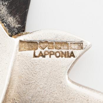 Zoltan Popovits, necklace, sterling silver, Lapponia 1984.