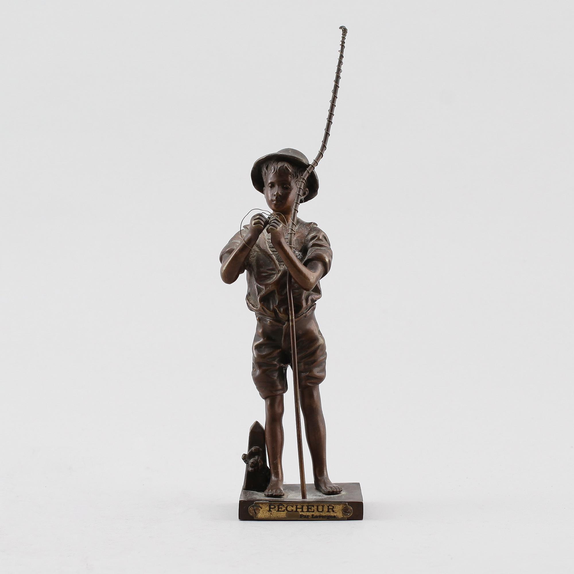ADOLPHE JEAN LAVERGNE, skulptur, signerad.