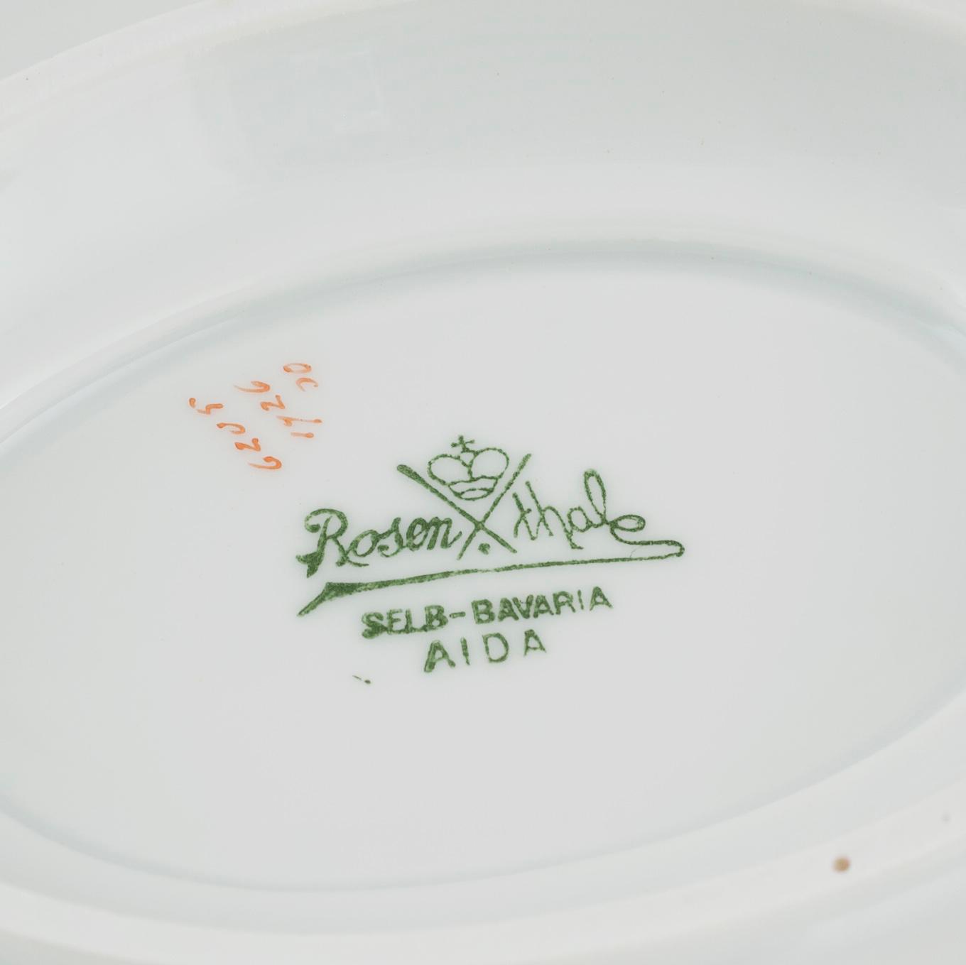 162 pieces of porcelain tableware from mostly Rosenthal, 20th century.