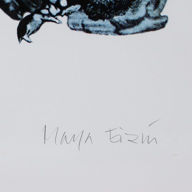 MAYA EIZIN ÖIJER, serigrafi, signerad, numrerad IV/L.