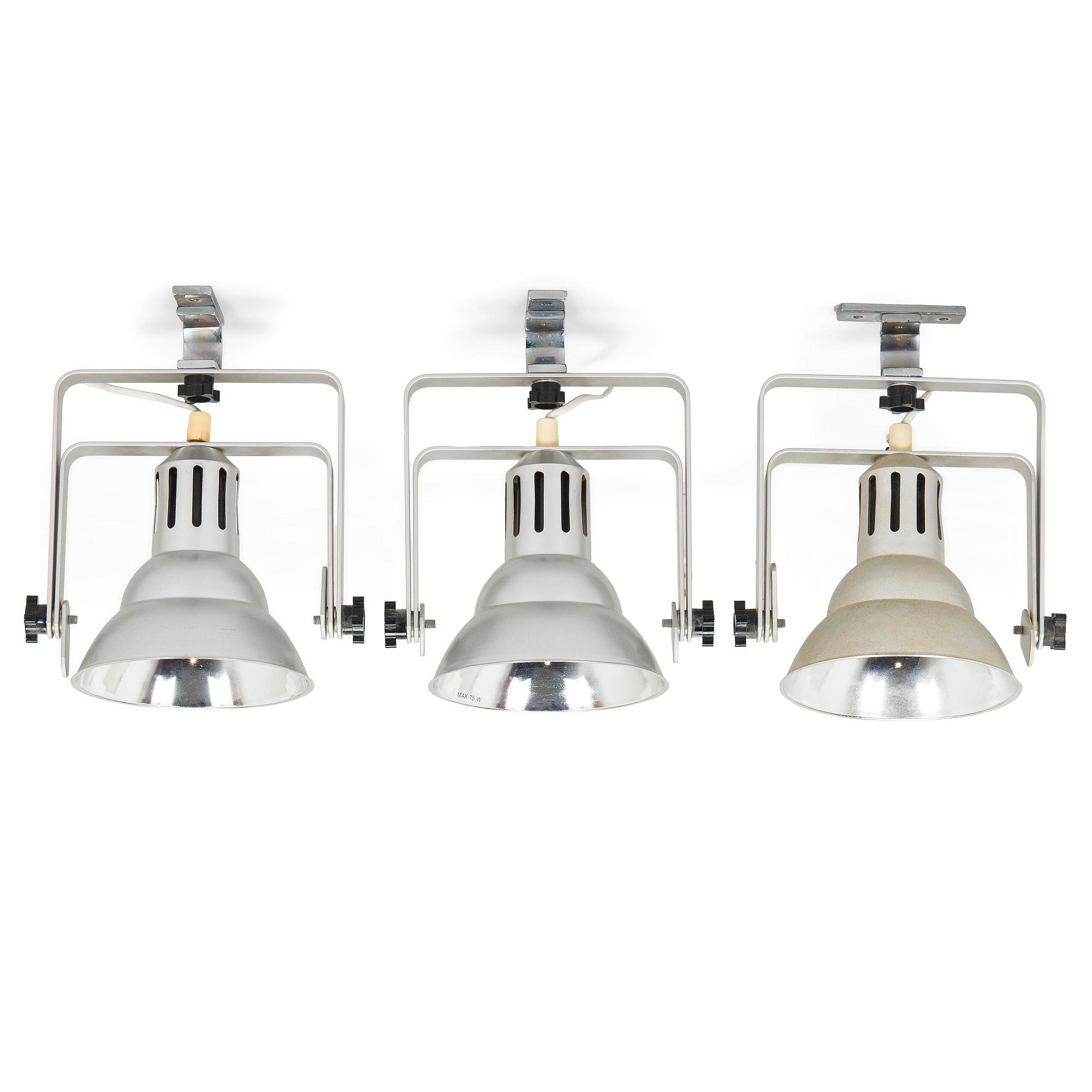 Yrjö Kukkapuro, Three 1970s  '100' spotlights for Haimi Ltd.