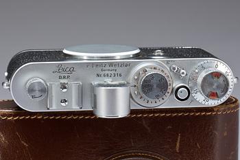 KAMERA, E.Leitz Wetzlar. Germany. Leica D.R.P. 1950-tal.