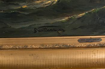 ADOLF NORDLING, oil on canvas, signed and dated -74.