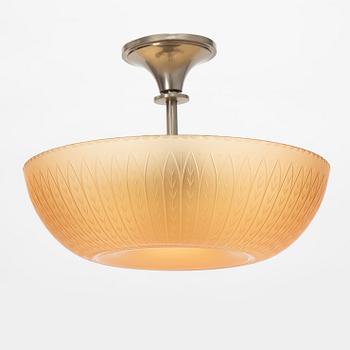 Harald Notini, a Swedish Modern ceiling lamp, Böhlmarks, 1930's/40's.