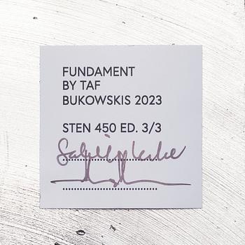 TAF, Gabriella Lenke & Mattias Ståhlbom, "Sten 450", pedestal, ed. 3/3.