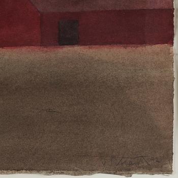 Philip von Schantz, watercolor, signed and dated -92.