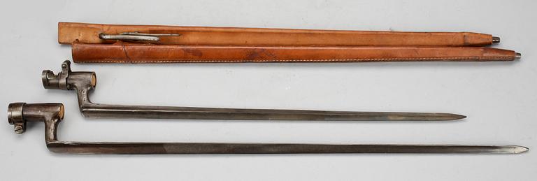 BAJONETTER, 2 st, 1800-tal.