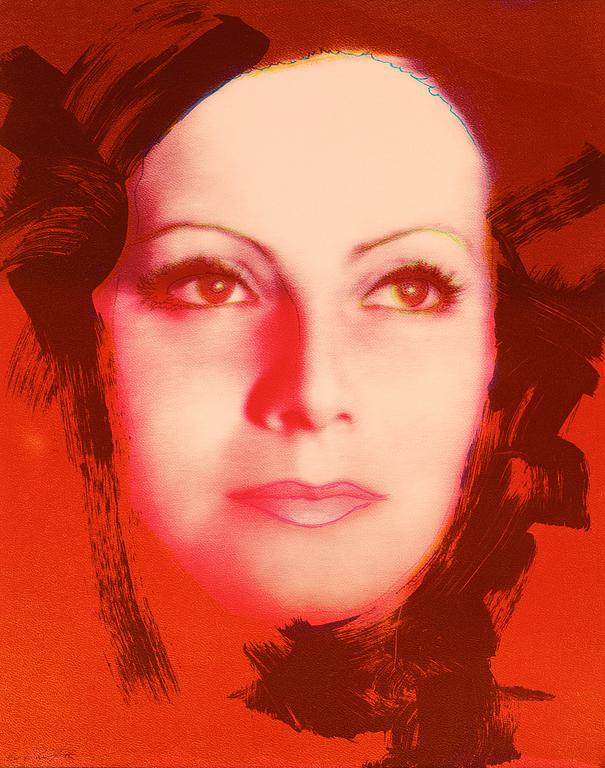 Rupert Jasen Smith (Andy Warhol), "Greta Garbo" (The Kiss, Midnight, The Divine, New Age, Dreaming, Mata Hari).