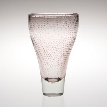VAS, glas, signerad Gunnel Nyman Nuutajärvi Notsjö -56.