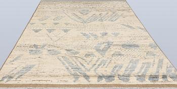 A rug, Morocco design, approx. 289 x 204 cm.