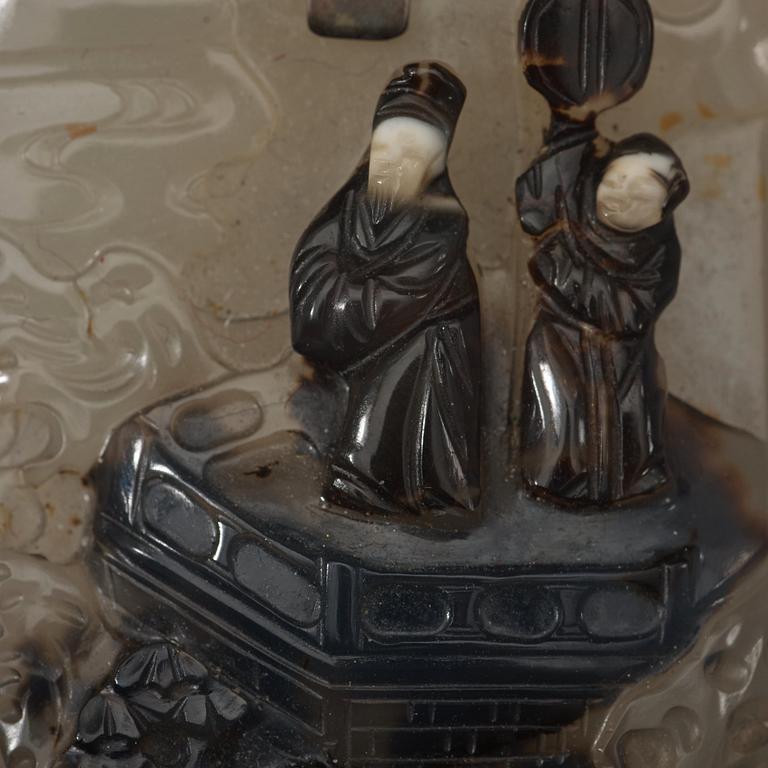 HÄNGE, dendrisk kvarts, Qingdynastin, 1800-tal.