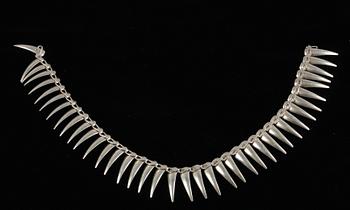 COLLIER, silver, Bengt Wettersjö för Atelier Borgila, 1950-tal.